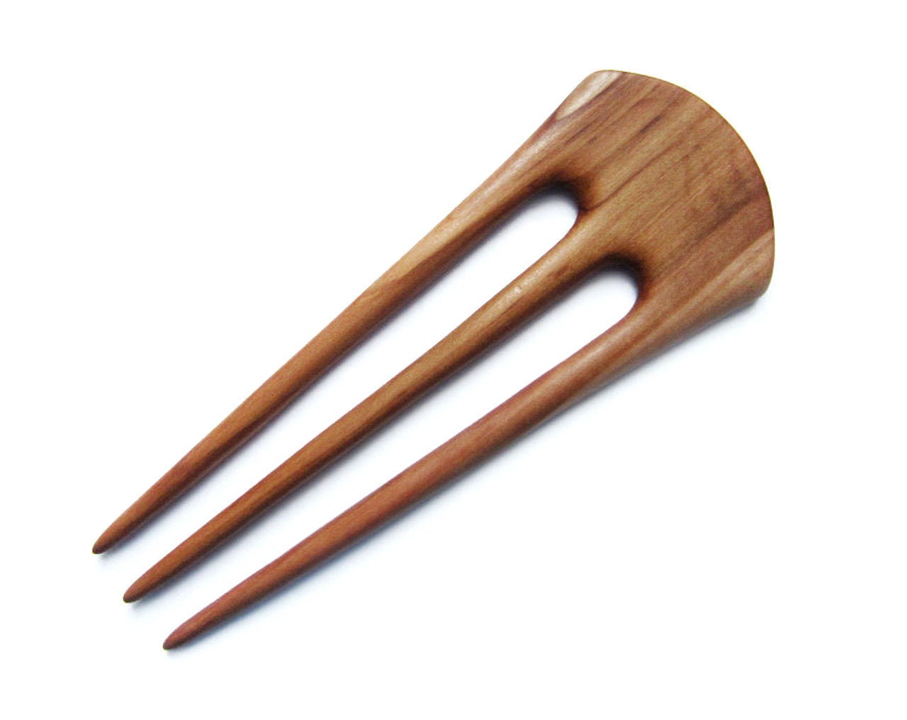 Holz Haarforke, Holz, Haarstab 3 Zinken, Apfelholz, Haarstab, Haarnadel, Fourche Cheveux von forEVAhairforks