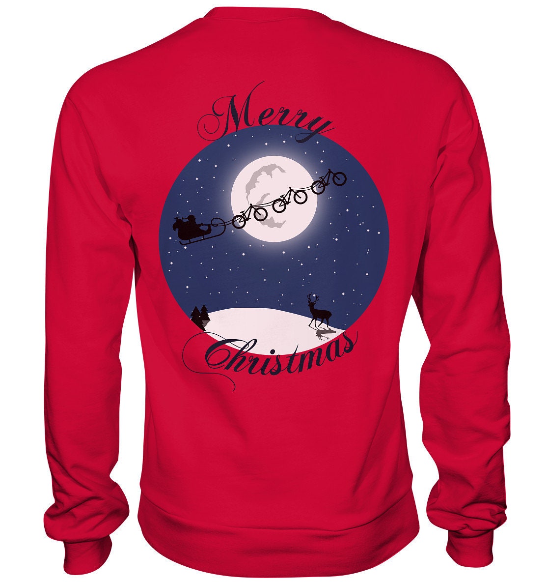 Santa Sends Shadow - Basic Sweatshirt Santa Sends Shadow - Basic Sweatshirt von forestDesignsMtb