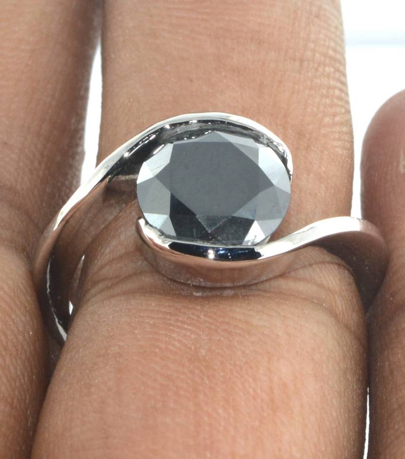 Certified Black Diamond Ring 3.00 Carat 925 Sterling Silver Engagement Anniversary Birthday Gift Certified Black Diamond Ring 3.00 Carat 925 Sterling Silver Engagement Anniversary Birthday Gift von foreverjewelry1
