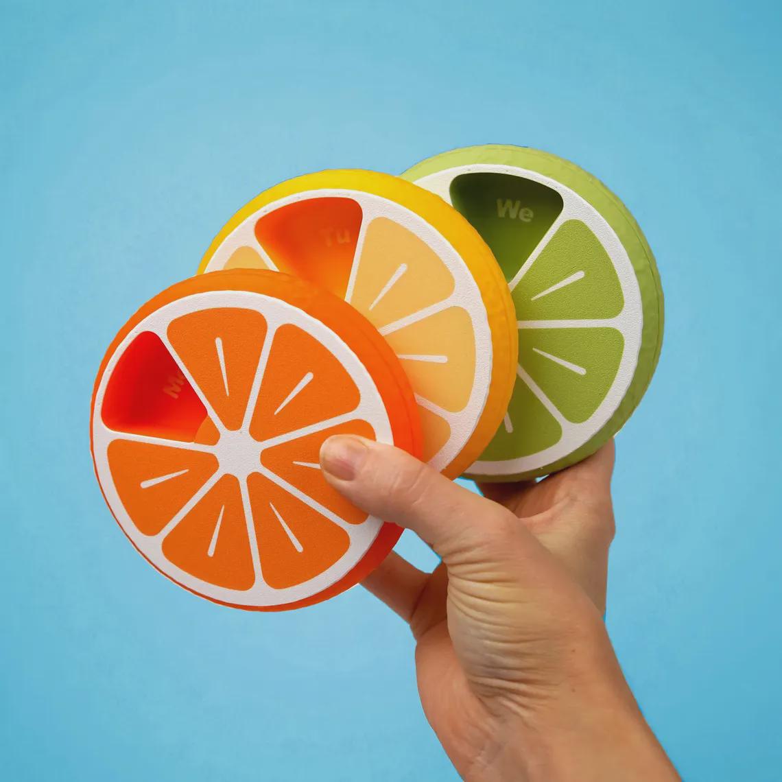 Loopfruit Citrus Pill Organizer von forge3dcraft