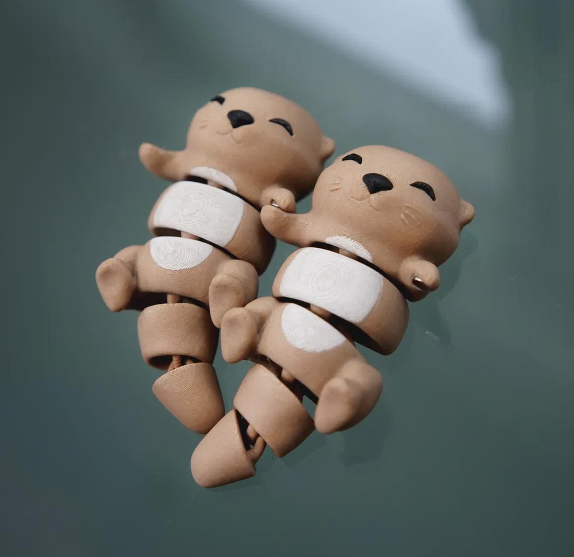 Otis, The Flexi Otter - Magnetic Hand-Holding Companion von forge3dcraft