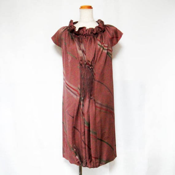 Kurze Ärmel Kleid von forgoodkimono