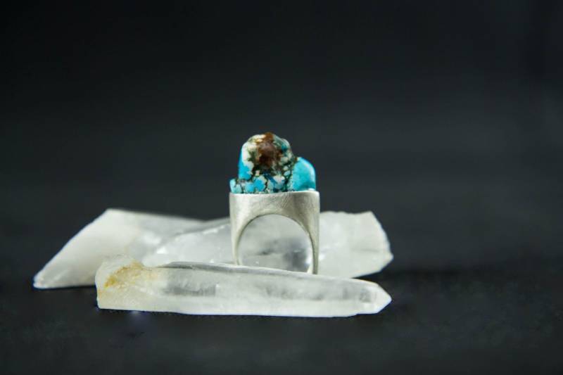 Silverring With Turquoise Silverring With Turquoise von formAterra