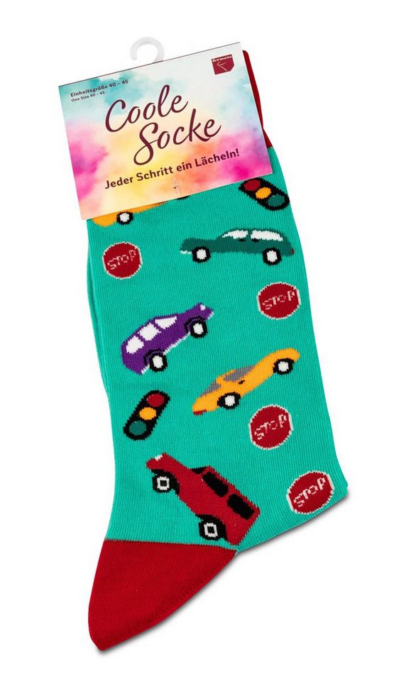 formano Socken Coole Socke Autos mint - One Size 40 - 45 (1-Paar) von formano