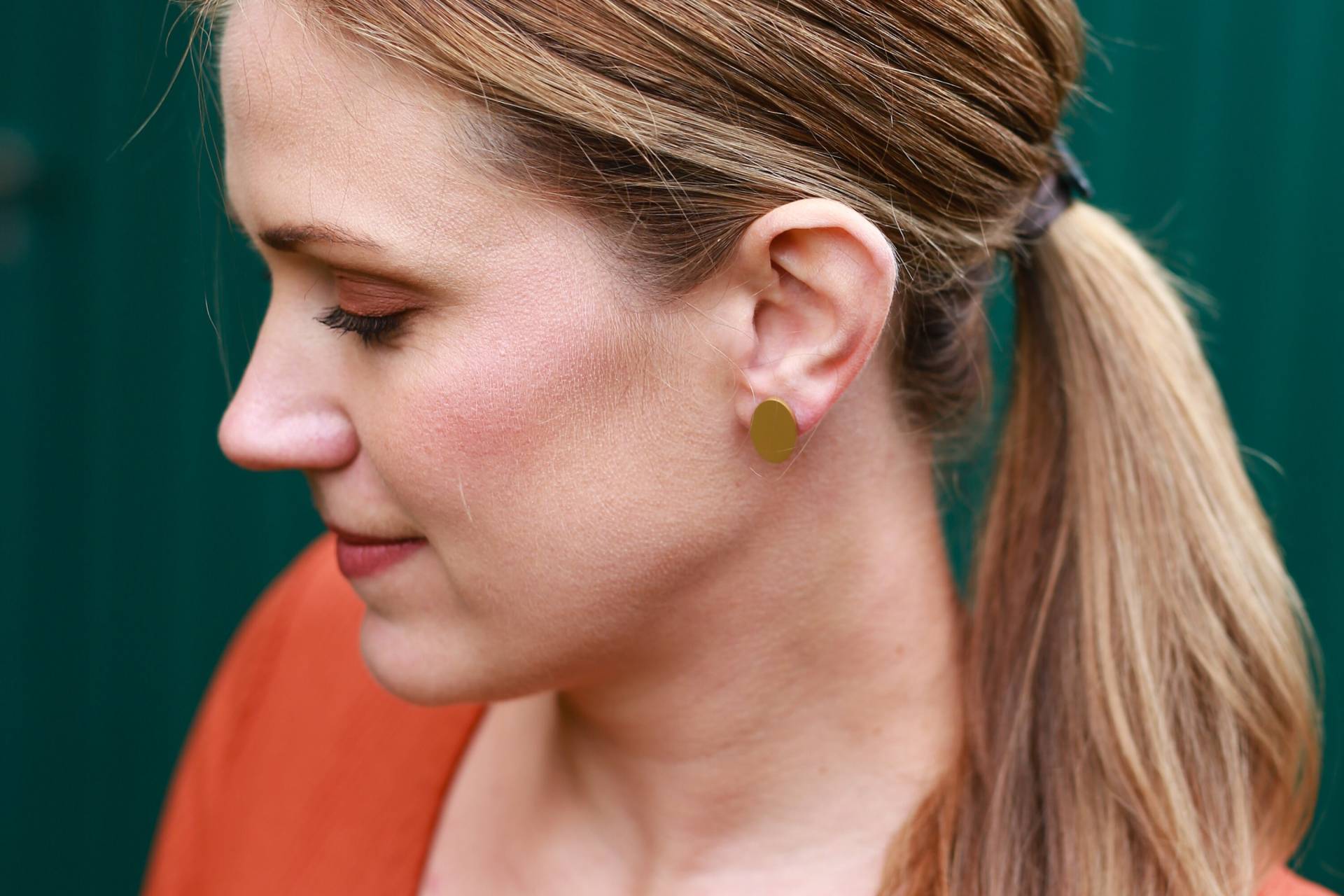 Ohrstecker Oval - Gold Ohrstecker Oval - Gold von formhaarlie