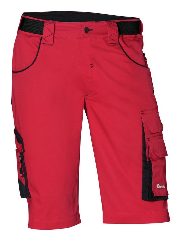 fortis Bermudas Herren Bermuda 24, rot/schwarz Größe 46 von fortis