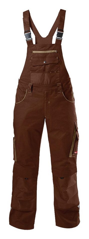 fortis Latzhose Herren 24 Brown / beige Größe 106 von fortis