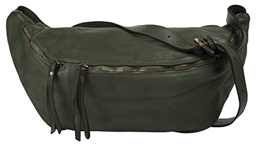 forty° Crossover Bag Echt Leder Herren | Made in Italy | Festivaltasche mit Überschlag | Freizeittasche quer tragbar | 021324 von forty°