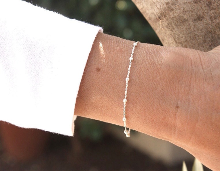 Armband Aus Sterlingsilber Mit Satellitenkette 925Er von foryoujewels
