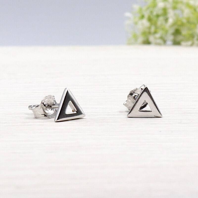 Dreieck in Silber 925 Damen Ohrringe von foryoujewels