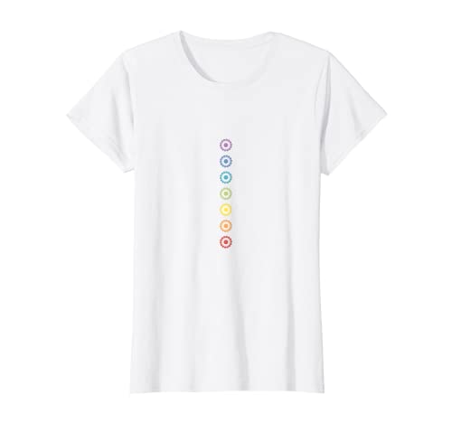Damen Damen Chakra Hippie Chakren Yoga Flower Power T-Shirt Damen Damen Chakra Hippie Chakren Yoga Flower Power T-Shirt von foryoursoul