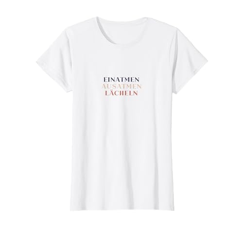 Modernes Yoga Einatmen Ausatmen Meditation Namaste Damen T-Shirt Modernes Yoga Einatmen Ausatmen Meditation Namaste Damen T-Shirt von foryoursoul