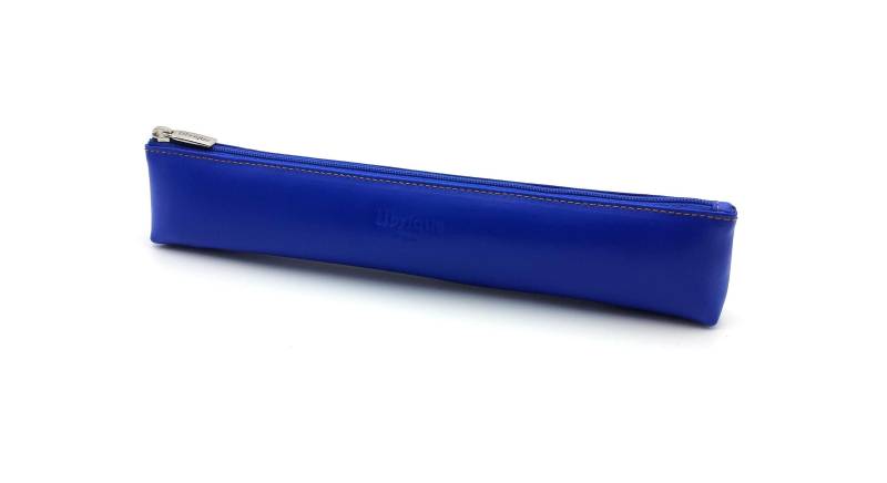 Franartpiel - 23 cm Große Fächerhülle Mit Horizontalem Reißverschluss Lederhülle Zum Schutz Ihres Fächers Handgefertigt von franartPiel