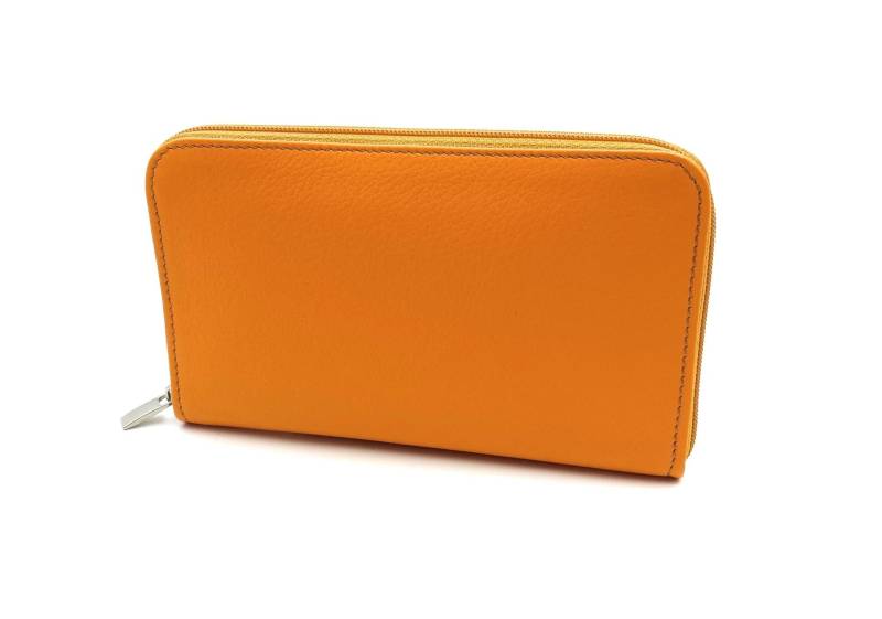 Franartpiel - 16 cm Große Damen-Geldbörse Mit Reißverschluss, Geldscheinfach, Münzfach Und Kartenhalter Aus Ubrique-Leder Hohe Qualität von franartPiel