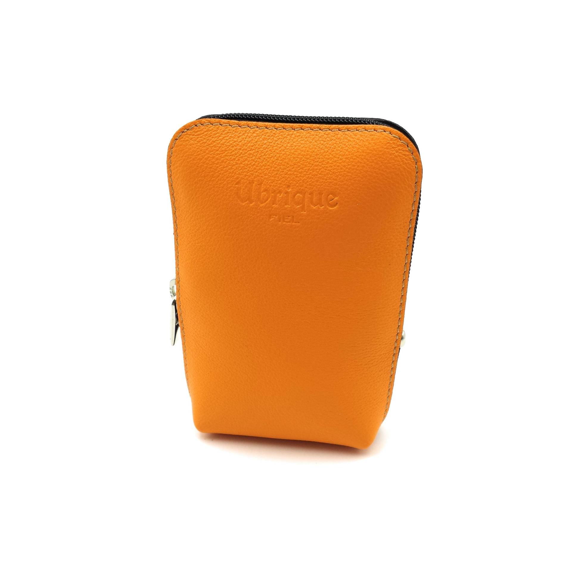 Franartpiel - Zigarettenetui, Zigarettenetui Mit Feuerzeug, Tabakbeutel 2 Reißverschlüssen, Handgefertigt Aus Ubrique-Leder Echtes Leder von franartPiel
