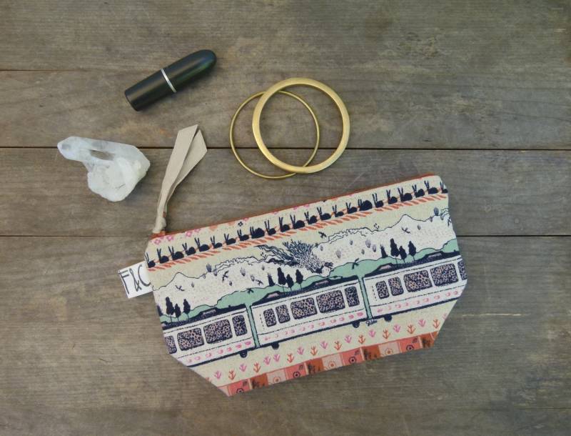 Tabor Kosmetiktasche Aus Leinen Canvas von frankieandcocopdx