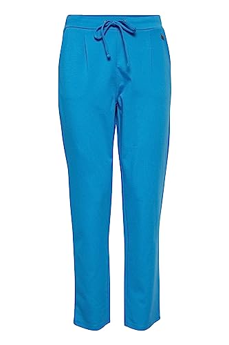 fransa 20605622 Damen Stoffhose Chinohose Sweatpants Relaxhose mit Stretch und Kordeln Regular Fit, Größe:M, Farbe:Daphne (184045) von fransa
