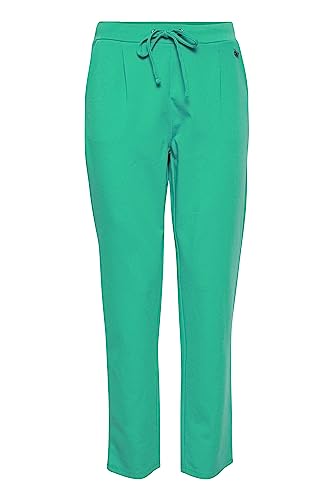 fransa 20605622 Damen Stoffhose Chinohose Sweatpants Relaxhose mit Stretch und Kordeln Regular Fit, Größe:XL, Farbe:Holly Green (165932) von fransa
