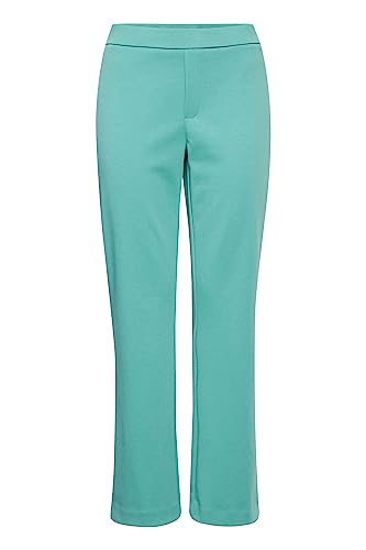 fransa 20611825 Damen Hose Stoffhose Pant Wide Leg Regular Fit Regular Waist, Größe:38, Farbe:Bristol Blue (174818) von fransa