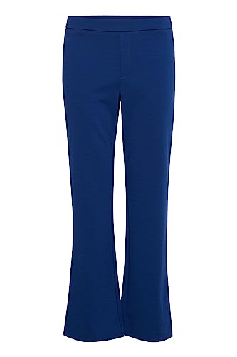fransa 20611825 Damen Hose Stoffhose Pant Wide Leg Regular Fit Regular Waist, Größe:40, Farbe:Bellwether Blue (193943) von fransa