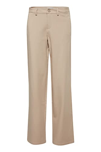 fransa 20611866 Damen Hose Stoffhose Pants Wide Leg Regular Waist, Größe:34, Farbe:Silver Mink (171312) von fransa