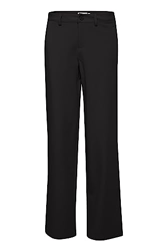 fransa 20611866 Damen Hose Stoffhose Pants Wide Leg Regular Waist, Größe:36, Farbe:Black (200113) von fransa