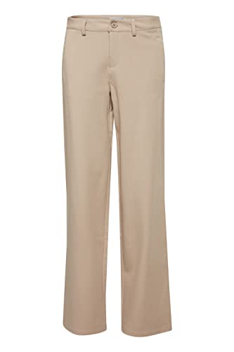 fransa 20611866 Damen Hose Stoffhose Pants Wide Leg Regular Waist, Größe:38, Farbe:Silver Mink (171312) von fransa