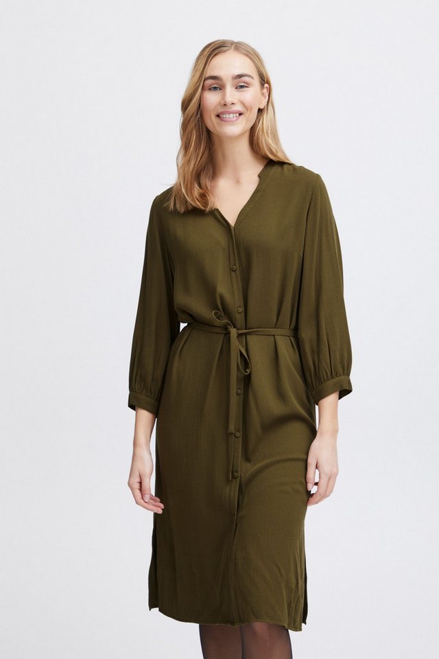 fransa Blusenkleid FRHAIDA DR 1 schönes Webkleid mit Bindegürtel von fransa