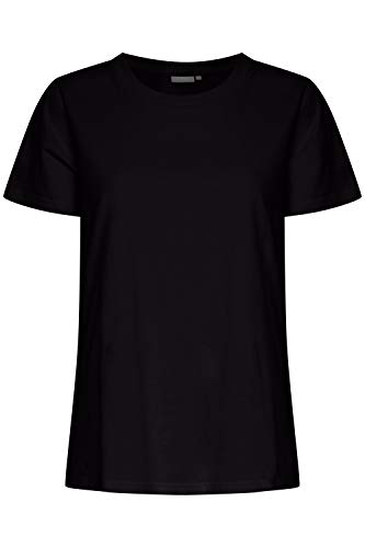 fransa Damen Shirt T-Shirt Basic 20605388, Größe:M, Farbe:Black (60096) von fransa