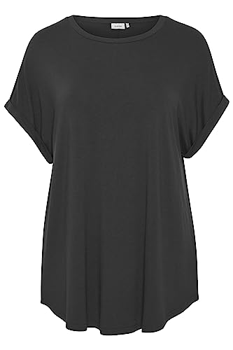 fransa FPDOT TU 2-20612333 Damen Top Shirt Jersey Top, Größe:54/56, Farbe:Black (200113) von fransa