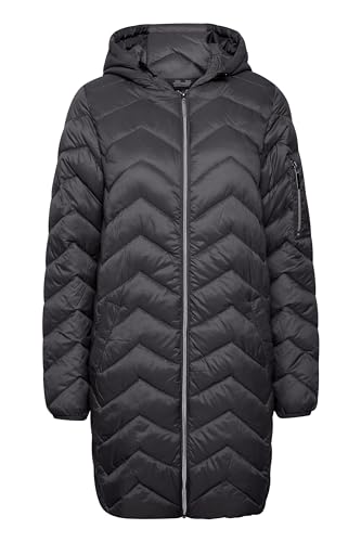 fransa FRBAPADDING 7 Outerwear Damen Steppjacke Übergangsjacke Jacke Steppjacke gefüttert mit Kapuze, Größe:L, Farbe:Black (200113) von fransa