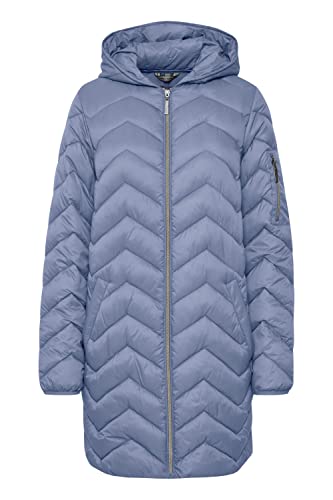 fransa FRBAPADDING 7 Outerwear Damen Steppjacke Übergangsjacke Jacke Steppjacke gefüttert mit Kapuze, Größe:XL, Farbe:Infinity (174015) von fransa