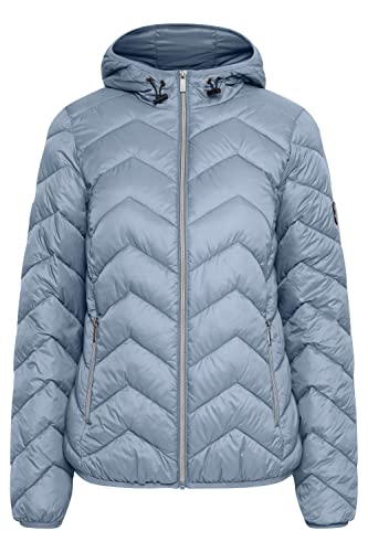 fransa FRBAPADDING Damen Steppjacke Übergangsjacke Jacke Kapuze mit Gummizug leicht gefüttert, Größe:XS, Farbe:Infinity (174015) von fransa