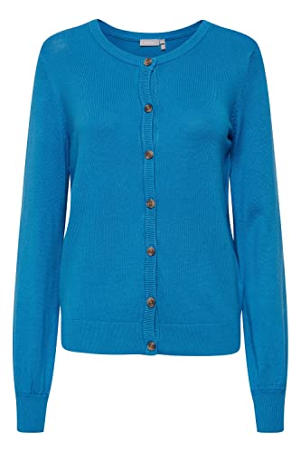 fransa - FRBLUME CAR 5 - Damen Strickjacke mit Knöpfen Cardigan - 20611796, Größe:L, Farbe:Daphne (184045) von fransa