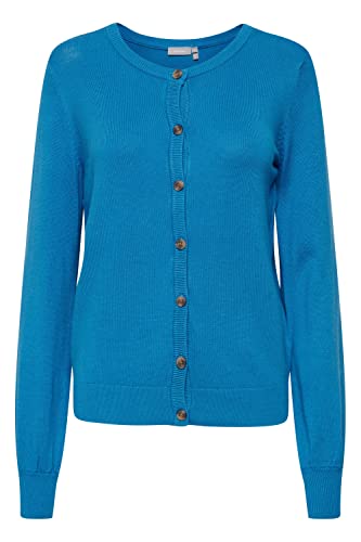 fransa - FRBLUME CAR 5 - Damen Strickjacke mit Knöpfen Cardigan - 20611796, Größe:M, Farbe:Daphne (184045) von fransa