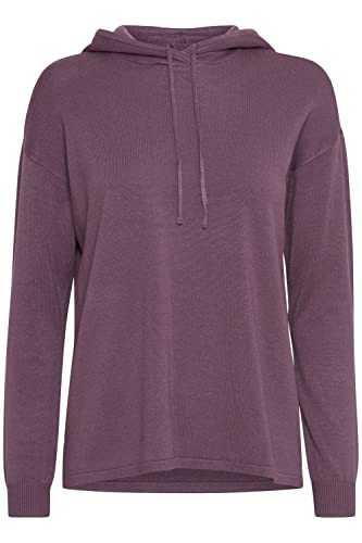 fransa - FRBLUME PU 1 - Pullover - 20610793, Größe:M, Farbe:Black Plum (181706) von fransa