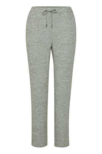 fransa FRDefauna Damen Sweathose Sweatpants Relaxhose Pants mit Print und Kordeln Regular Fit, Größe:L, Farbe:Lily Pad (165807) von fransa