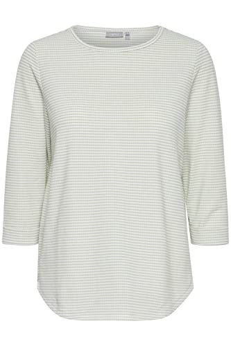 fransa FREMAJACQ 1 T-Shirt 1 T-Shirt - Sweatshirt - 20610113, Größe:L, Farbe:Desert Sage Mix (201101) von fransa