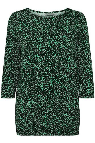 fransa FREMFLORAL 1-20610109 Damen Bluse, Größe:L, Farbe:Holly Green Graphic AOP (201805) von fransa