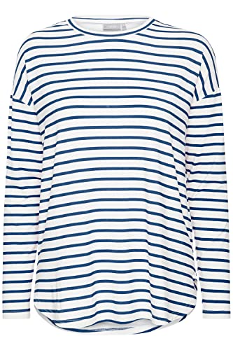 fransa FREMFLORAL 3 T-Shirt 3 T-Shirt - Sweatshirt - 20610262, Größe:XL, Farbe:Set Sail Mix (201121) von fransa