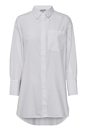fransa - FRHALLIE SH 2 - Shirt - 20611313, Größe:L, Farbe:Blanc de Blanc (114800) von fransa