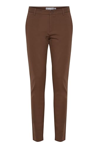 fransa FRLano Damen Hose Stoffhose Pant mit Stretch Slim Fit Mid Waist, Größe:40, Farbe:Carafe (191116) von fransa