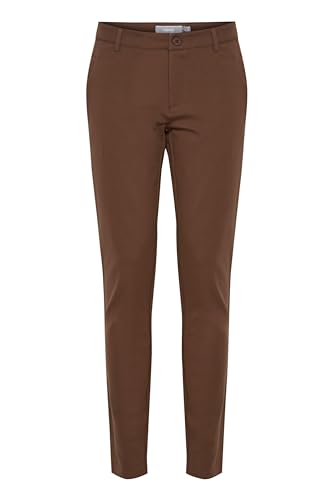 fransa FRLano Damen Hose Stoffhose Pant mit Stretch Slim Fit Mid Waist, Größe:42, Farbe:Carafe (191116) von fransa