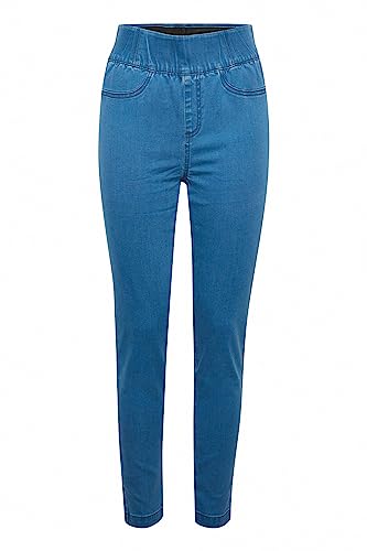 fransa FRMALLY LE 1-20611908 Damen Jeggings Treggings, Größe:M, Farbe:Simple Blue Denim (200078) von fransa