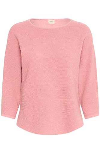 fransa FRSINJA Damen Strickpullover Feinstrick Pullover Baumwollmischung Loose fit, Größe:M, Farbe:Nostalgia Rose (171512) von fransa
