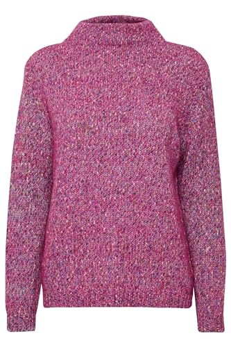 fransa - FRSPOTTA PU 1 - Pullover - 20612712, Größe:L, Farbe:Very Berry Mix (202355) von fransa