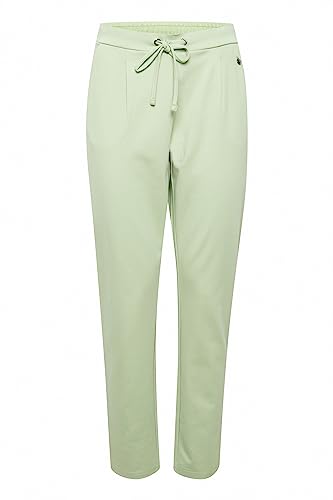 fransa FRZASTRETCH Damen Stoffhose Chinohose Sweatpants Relaxhose mit Stretch und Kordeln Eingrifftaschen Regular Fit, Größe:S, Farbe:Forest Shade (156423) von fransa