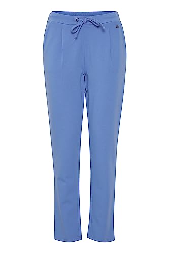 fransa FRZASTRETCH Damen Stoffhose Chinohose Sweatpants Relaxhose mit Stretch und Kordeln Eingrifftaschen Regular Fit, Größe:S, Farbe:Ultramarine (174037) von fransa