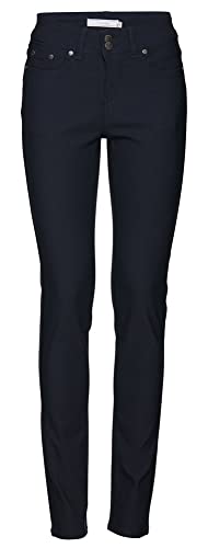 fransa FRZalin Damen Hose Stoffhose Jeans Pant 5-Pocket mit Stretch Slim Fit, Größe:34, Farbe:(NOOS) Dark Peacoat (60468) von fransa