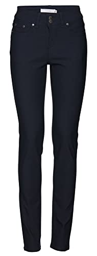 fransa FRZalin Damen Hose Stoffhose Jeans Pant 5-Pocket mit Stretch Slim Fit, Größe:44, Farbe:(NOOS) Dark Peacoat (60468) von fransa